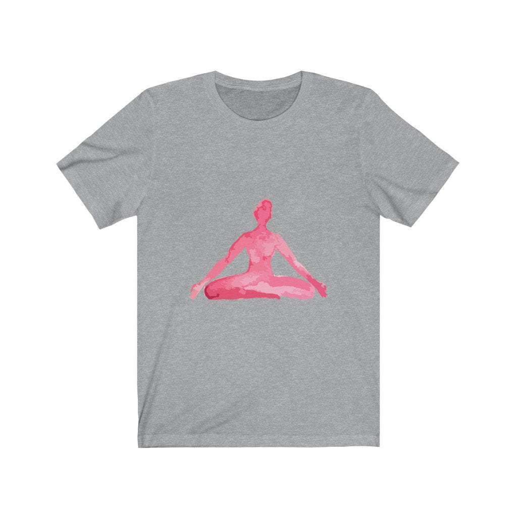 Yoga Meditation Pose Print T-Shirt