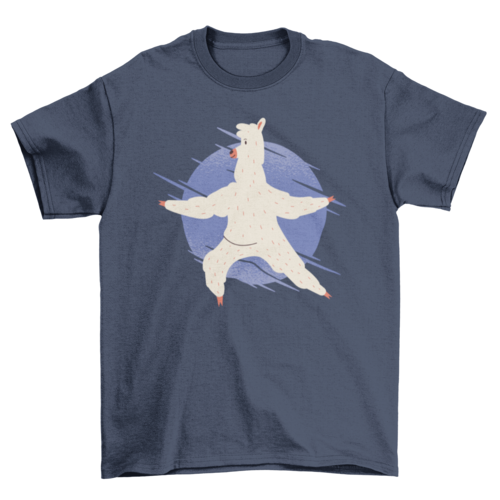 Llama Yoga T-shirt