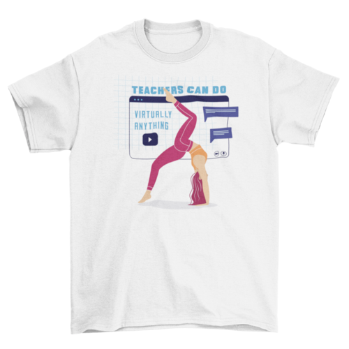 Virtual fitness t-shirt